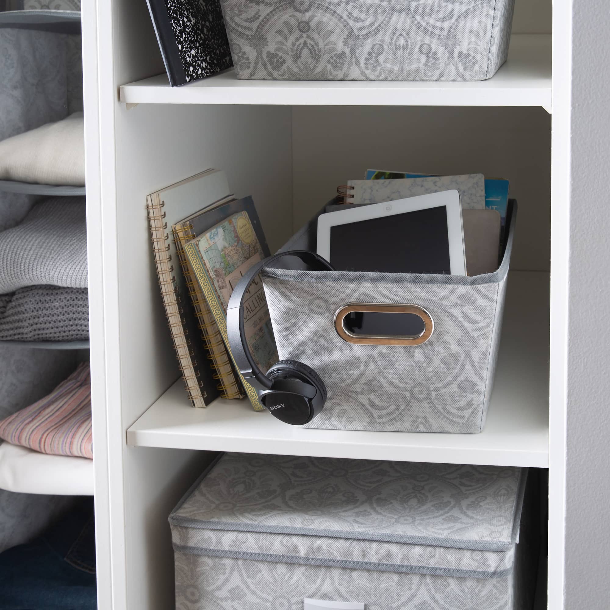 Laura Ashley 13" Grommet Storage Bin